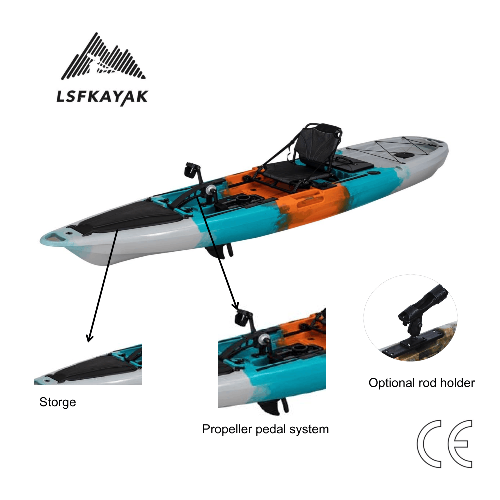 Kayak de Pesca Mirage Propel d - Fishing Kayak Pedal Drive reseña y precio