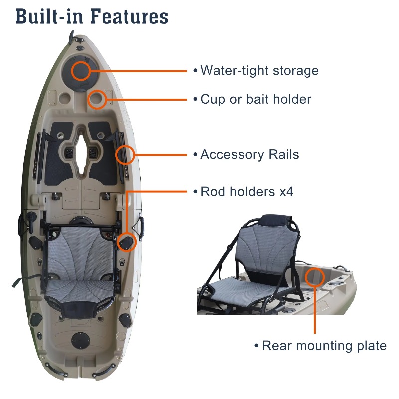 Kayak Modular 2026, Súper Esta - Fishing Kayak Pedal Drive reseña y precio